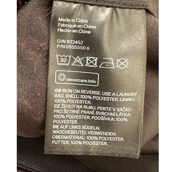 H&M Divided fuchsia sequin pull on mini skirt size Small - Picture 5 of 13